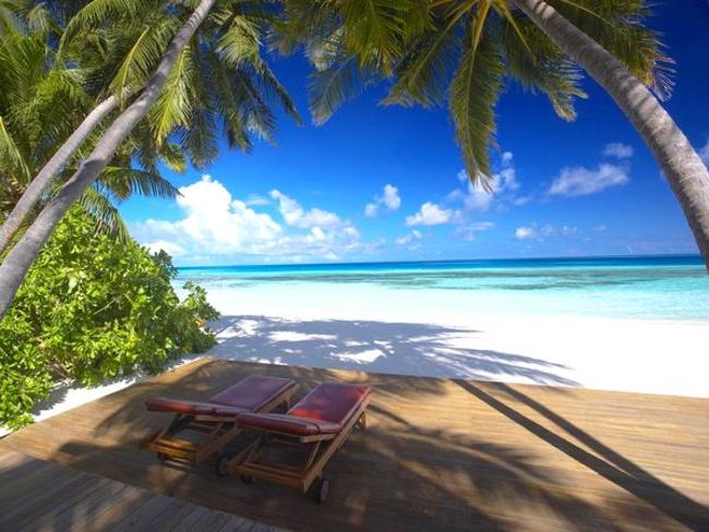 Paradise island Maledivy