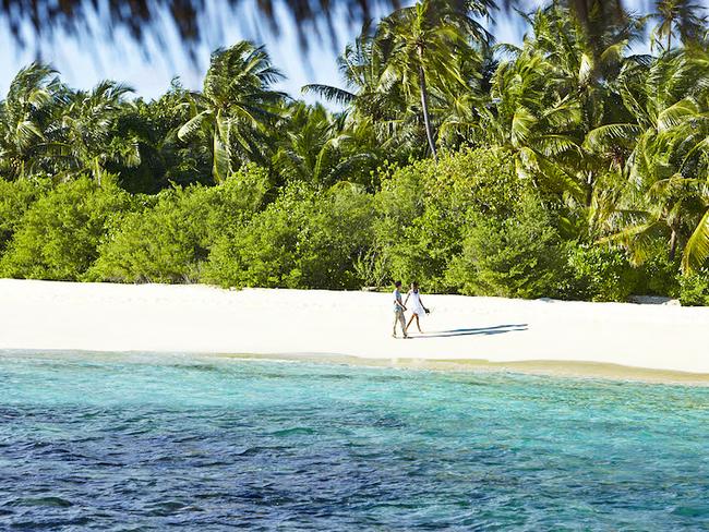 Dusit Thani Maledivy - pláž
