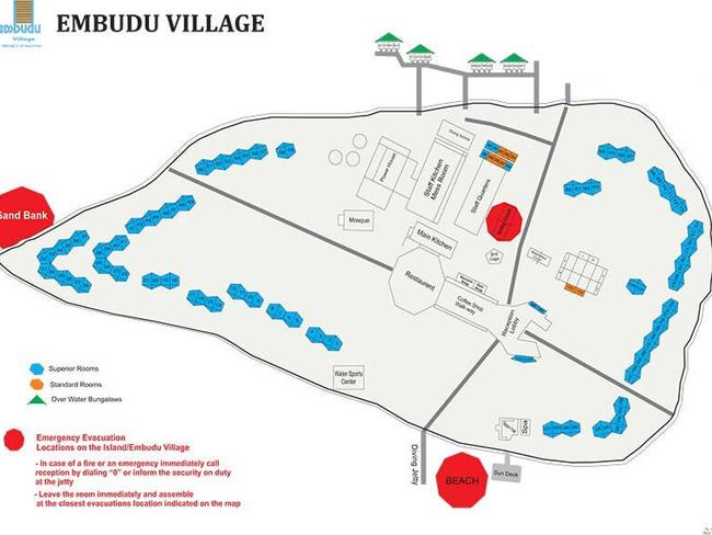 Embudu village mapa