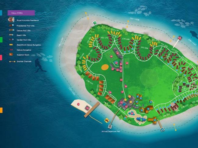 Kurumba Maldives mapa