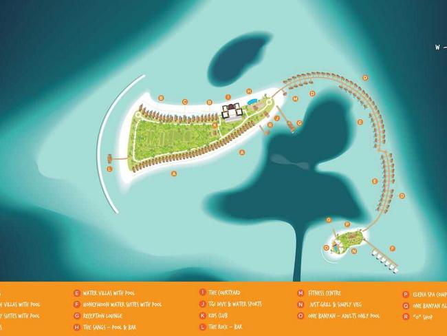 Oblu Select at Sangeli mapa resortu