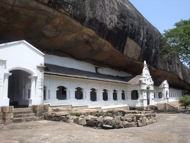 jeskynní chrámy v Dambulle